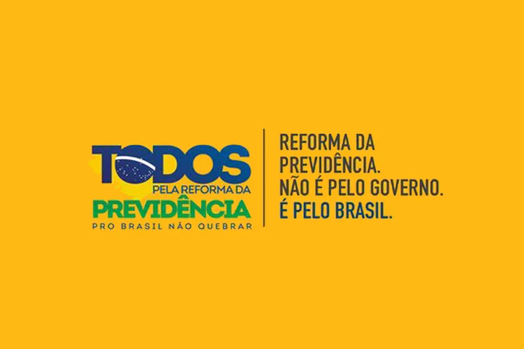 Peça da campanha "Todos pela Reforma da Previdência" do governo federal  (Reprodução/Reprodução)