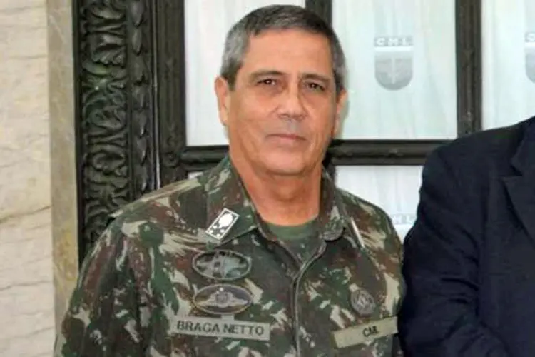 O general Walter Souza Braga Netto, do Comando Militar Leste (TRF2/Reprodução)