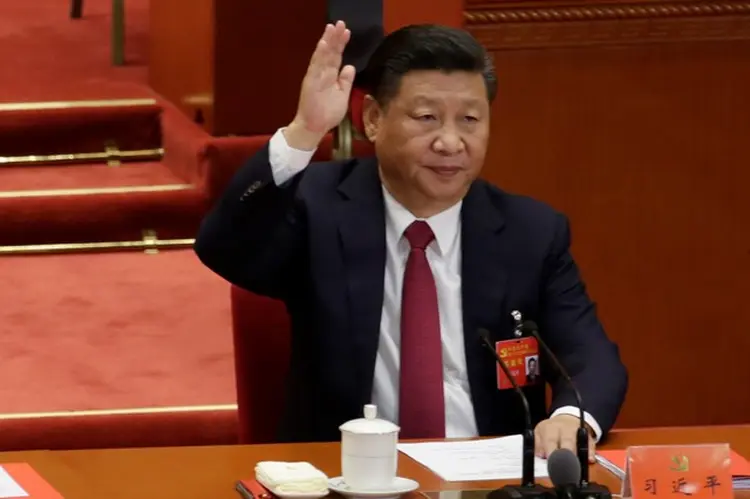 Xi: a fala do presidente impulsionou as bolsas globais ao alimentar esperanças de que Pequim e Washington superem suas desavenças comerciais (Jason Lee/Reuters)