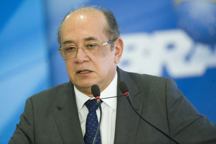 Gilmar Mendes: ministro disse que a Corte julgou o caso do mensalão "sem decretar prisões preventivas" e que "nem por isso a justiça se fez inefetiva" (Marcelo Camargo/Agência Brasil)