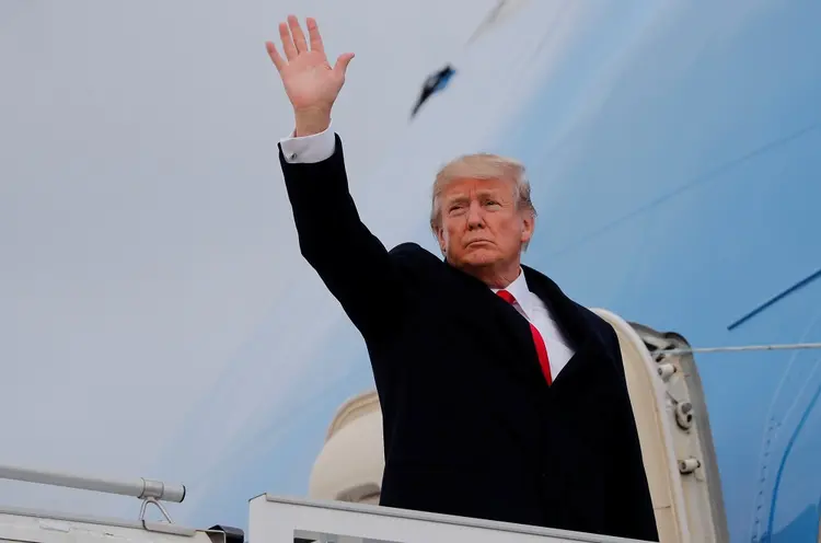 Trump: o próprio presidente disse que já tinha ocorrido uma reunião de alto nível entre os dois países (Carlos Barria/Reuters)