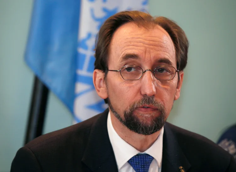 Zeid Ra'ad al Hussein: comissário da ONU para os Direitos Humanos pediu o fim da "catástrofe" no país árabe (Beawiharta/Reuters)