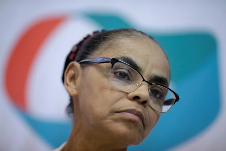 Marina Silva: "O momento que estamos vivendo, que não é de celebração, é de tristeza" (Ueslei Marcelino/Reuters)