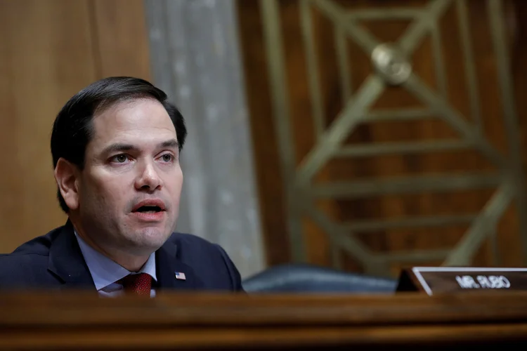 Marcos Rubio: "Não vamos nos desfazer das sanções e vamos continuar avançando nos exercícios militares" (Aaron P. Bernstein/Reuters)