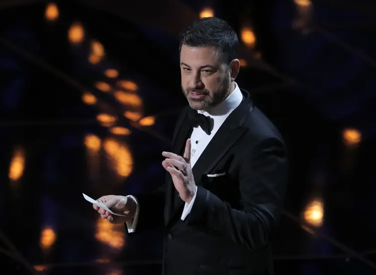 Jimmy Kimmel: "Nós não podemos deixar o mau comportamento aconteça mais" (Lucas Jackson/Reuters)