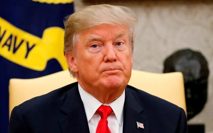 Trump: presidente americano reconheceu pela primeira vez, na quinta-feira, que Cohen o representa em processo de Daniels (Jonathan Ernst/Reuters)