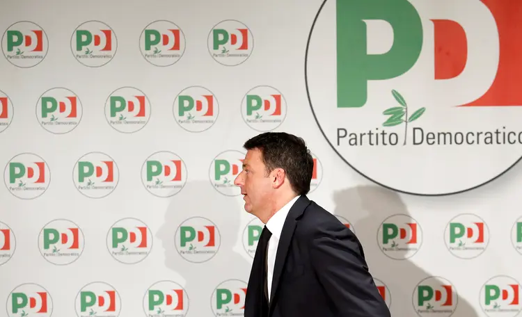 Renzi: "É óbvio que, depois deste resultado, eu deixe a direção do partido" (Remo Casilli/Reuters)