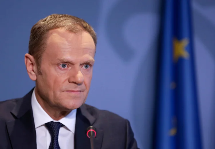 Donald Tusk: "Minha proposta demonstra que não queremos construir um muro entre a UE e o Reino Unido" (Stringer/Reuters)