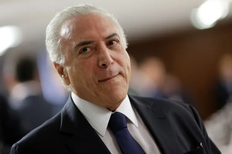 Temer: o presidente brasileiro também recebeu o presidente de São Tomé e Príncipe (Ueslei Marcelino/Reuters)