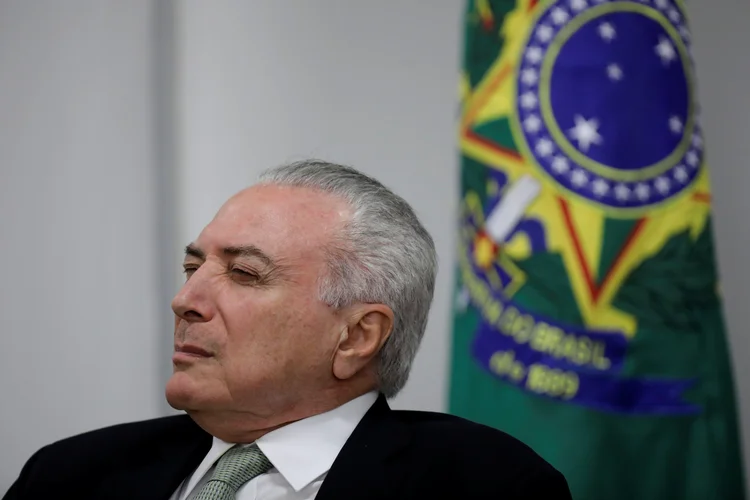 Temer: o presidente admitiu ontem a empresários que avalia disputar mais um mandato (Ueslei Marcelino/Reuters)