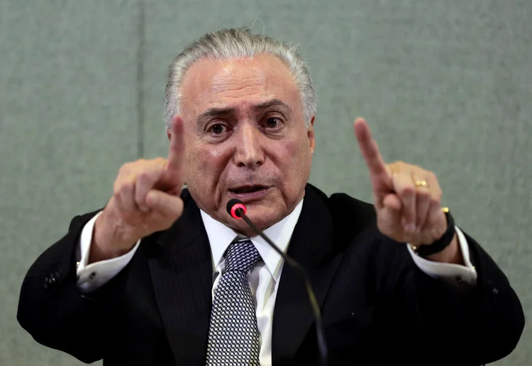 Michel Temer: "As novas tarifas, mensagem da Casa Branca, não se aplicarão enquanto estivermos conversando sobre o tema" (Leonardo Benassatto/Reuters)