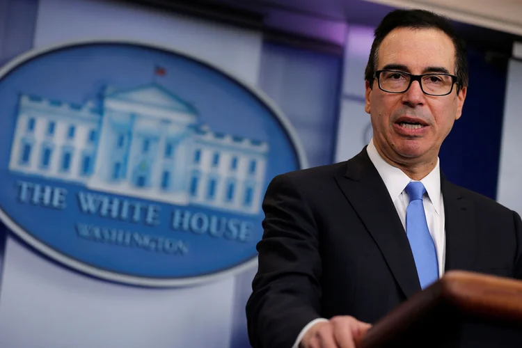 Secretário do Tesouro dos Estados Unidos, Steven Mnuchin 23/02/2018 REUTERS/Jonathan Ernst (Jonathan Ernst/Reuters)