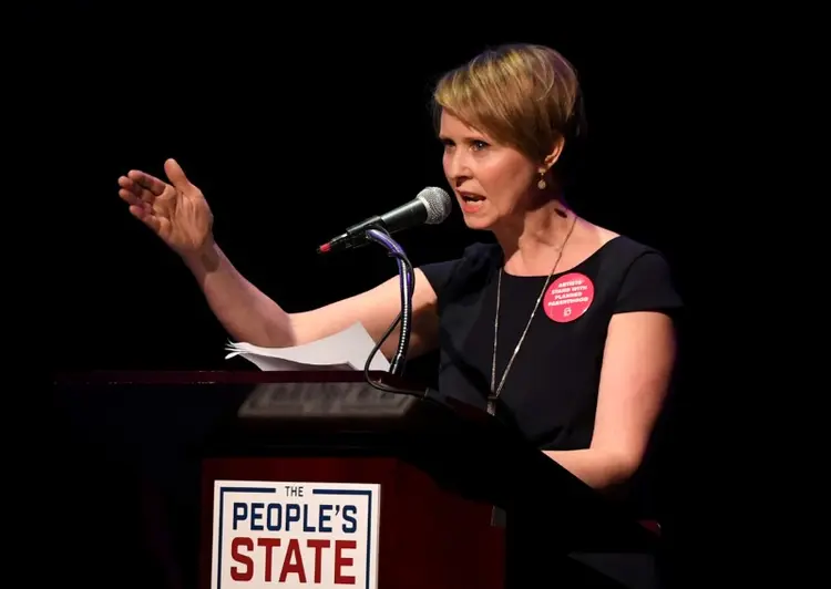 Cynthia Nixon: "Eu amo Nova York, e hoje estou anunciando minha candidatura para governadora" (Darren Ornitz/Reuters)