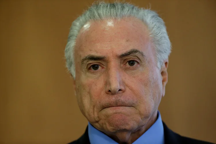 Michel Temer: presidente havia tentado condicionar os cargos de primeiro escalão a um possível apoio a um ainda hipotético candidato do governo (Ueslei Marcelino/Reuters)
