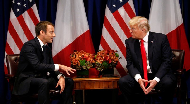 Macron chega aos EUA para dois dias de encontro com Trump