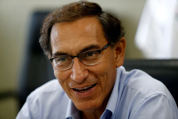 Martín Vizcarra: vice tem se mantido em silêncio enquanto Kuczynski enfrentava a maior crise de sua gestão (Guadalupe Pardo/File photo/Reuters)