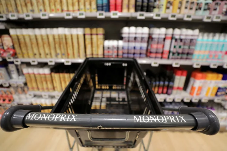 Monoprix: uma das maiores redes de mercados da França, informou que começará a vender por meio do serviço Prime Now, da Amazon (Eric Gaillard/Reuters)