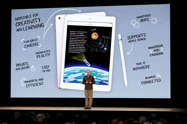 Apple: empresa anuncia nesta terça-feira novo iPad que tem como objetivo alcançar o mercado de educação norte-americano (John Gress/Reuters)