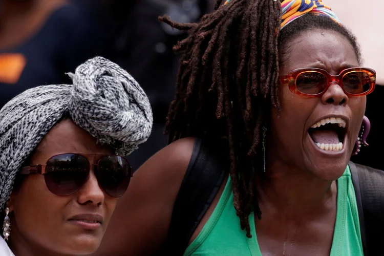 Marielle Franco: vereadora foi alvejada com tiros na cabeça dentro do carro em que estava com outras duas pessoas por um atirador que disparou nove vezes (Ricardo Moraes/Reuters)