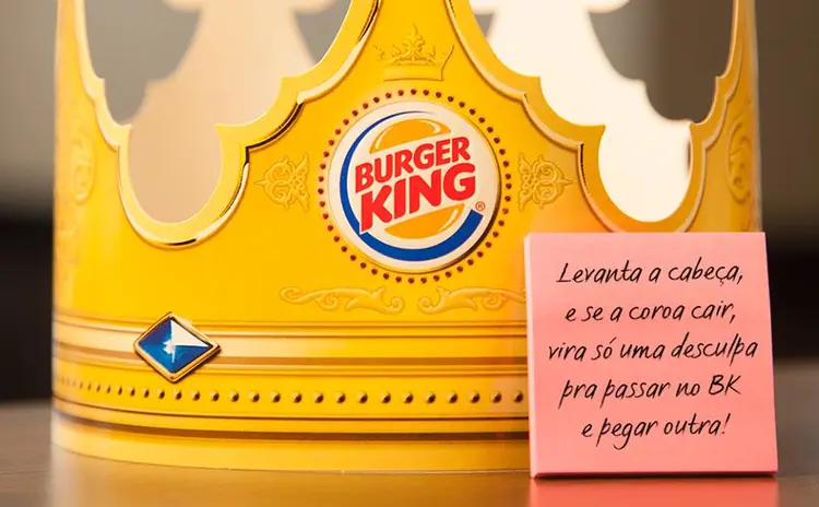 Burger King: aproveitou humor e meme gerado no BBB 18 (Burger King/Divulgação)