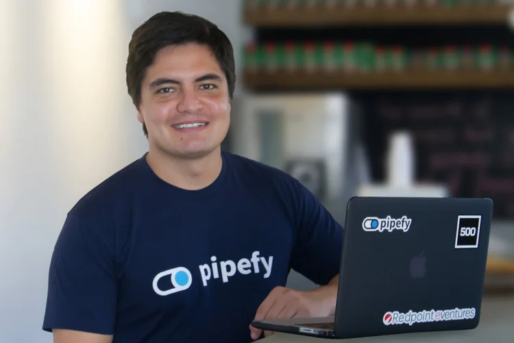 Alesso Alionço, da Pipefy: ele criou uma startup com a proposta de reduzir a dependência da área de TI (Pipefy/Divulgação)