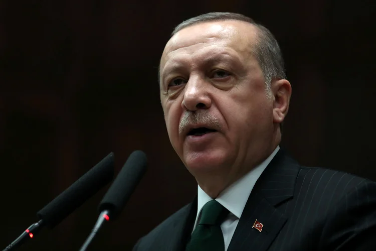 "Estamos muito preocupados com os países que se apoiam em sua força militar para transformar a Síria em terreno de enfrentamento", disse Erdogan (Umit Bektas/Reuters)