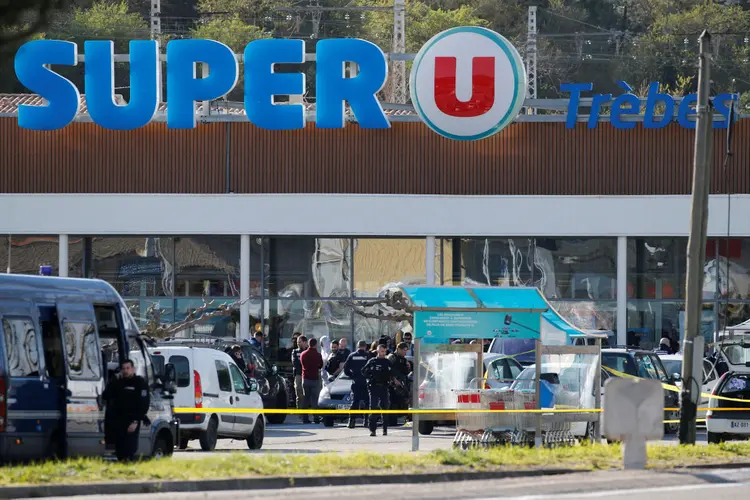 Lakdim: o jihadista matou quatro pessoas durante ataque terrorista e foi morto pela polícia francesa (Regis Duvignau/Reuters)
