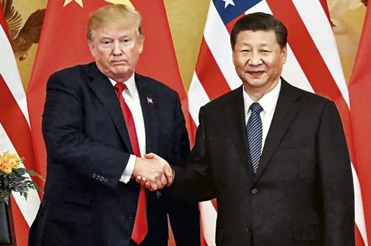 Donald Trump: presidente afirma que seu país não está em guerra comercial com a China (Jonathan Ernst/Reuters)