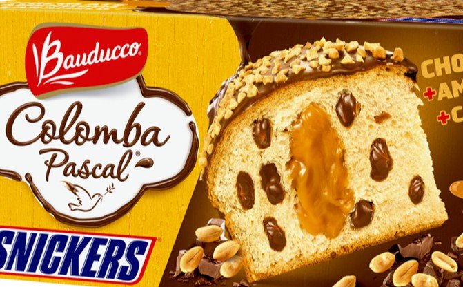 Bauducco lança Colomba Pascal sabor Snickers