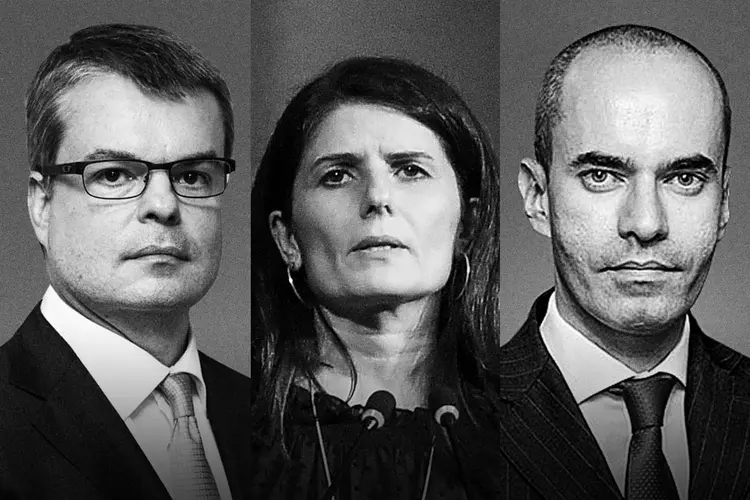 Economistas: Tony Volpon, do banco UBS no Brasil, Zeina Latif, da XP Investimentos, e Sergio Vale, da consultoria MB Associados