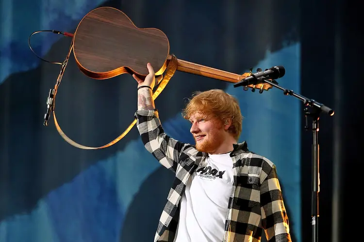 Ed Sheeran: músico retorna ao Brasil mais uma vez com a turnê de divulgação do álbum Divide, lançado em 2017 (Paul Kane/Getty Images)