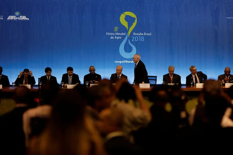 A água é um dos recursos escassos em quantidade e em qualidade, disse o presidente do Conselho Mundial da Água (Ueslei Marcelino/Reuters)