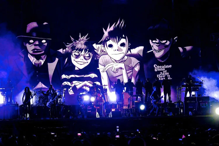 Gorillaz: banda vem ao Brasil pela primeira vez, nesta sexta-feira, 30 (Gorillaz/Divulgação)