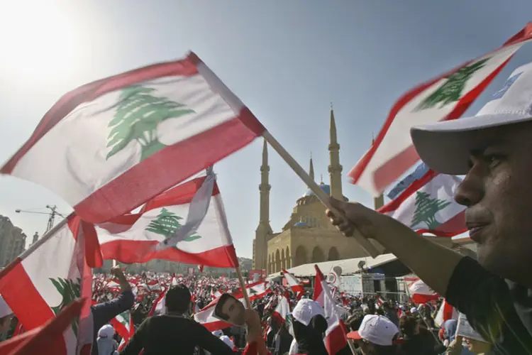 Bandeira do Líbano (Salah Malkawi/Getty Images)