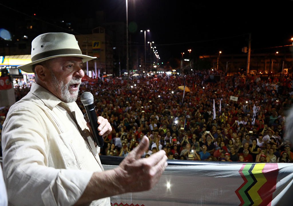 LULA EM SÃO LEOPOLDO, NO RIO GRANDE DO SUL:  &#8220;Eu gosto da briga, eu não sou um homem de correr da briga&#8221; / Diego Vara | Reuters