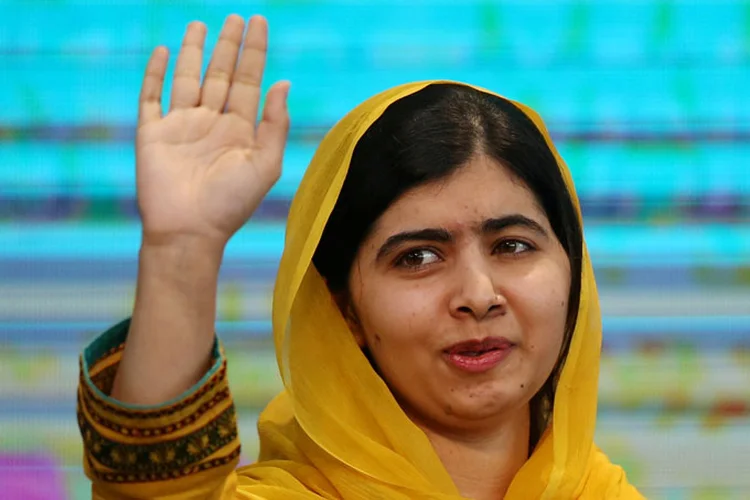 Malala: no discurso, a jovem não perdeu a oportunidade para reivindicar o papel da mulher (Edgard Garrido/Reuters)