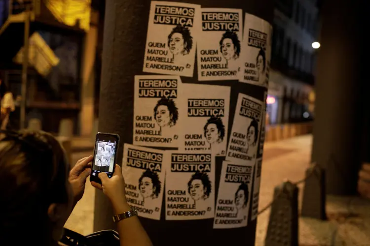 Marielle Franco: vereadora do PSOL foi assassinada junto com seu motorista em 14 de março (Ricardo Moraes/Reuters)