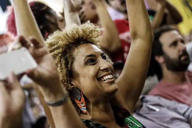 Marielle: a vereadora foi assassinada na noite desta quarta-feira, no centro do Rio (PSOL/Divulgação)