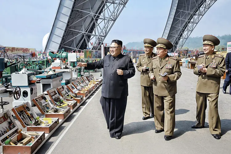 O anúncio feito pelo líder da Coreia do Norte, Kim Jong Un, indica sua vontade de respeitar "suas obrigações internacionais" (KCNA/KNS/AFP Photo/AFP)