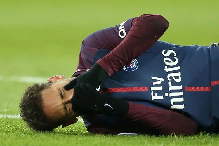 Neymar: o atacante também irá desfalcar o Brasil nos amistosos do final de março contra Alemanha e Rússia (Stephane Mahe/Reuters)