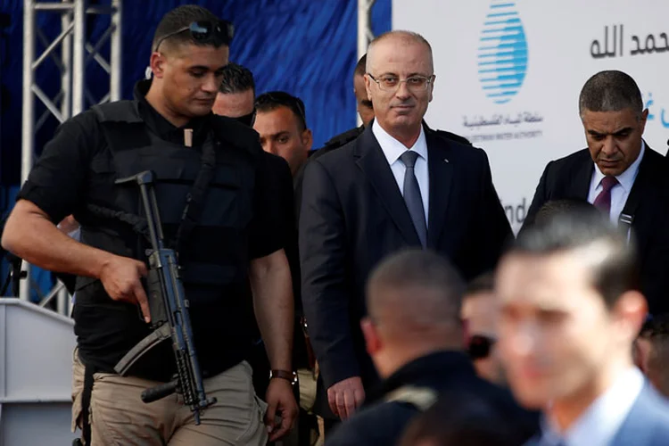 Rami Hamdallah: o primeiro-ministro sofreu uma tentativa de assassinato (Mohammed Salem/Reuters)