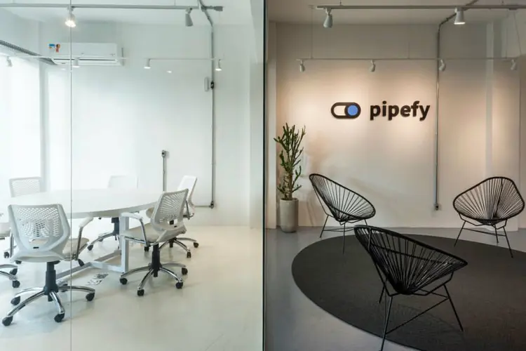 Escritório da Pipefy: startup de gerenciamento de processos está presente em mais de 150 países (Pipefy/Divulgação)