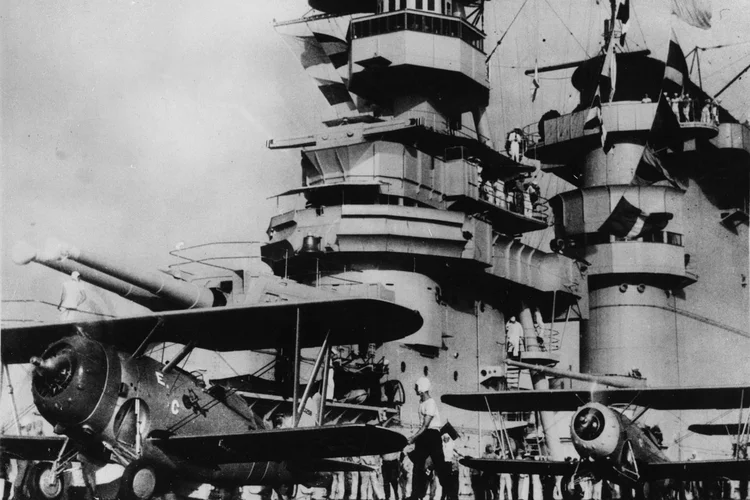 USS Lexington: o navio foi um dos mais importantes que se perderam durante a Segunda Guerra Mundial (Keystone/Getty Images)