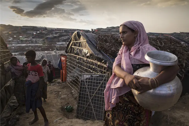 Refugiada rohingya em Bangladesh (Paula Bronstein/Getty Images)