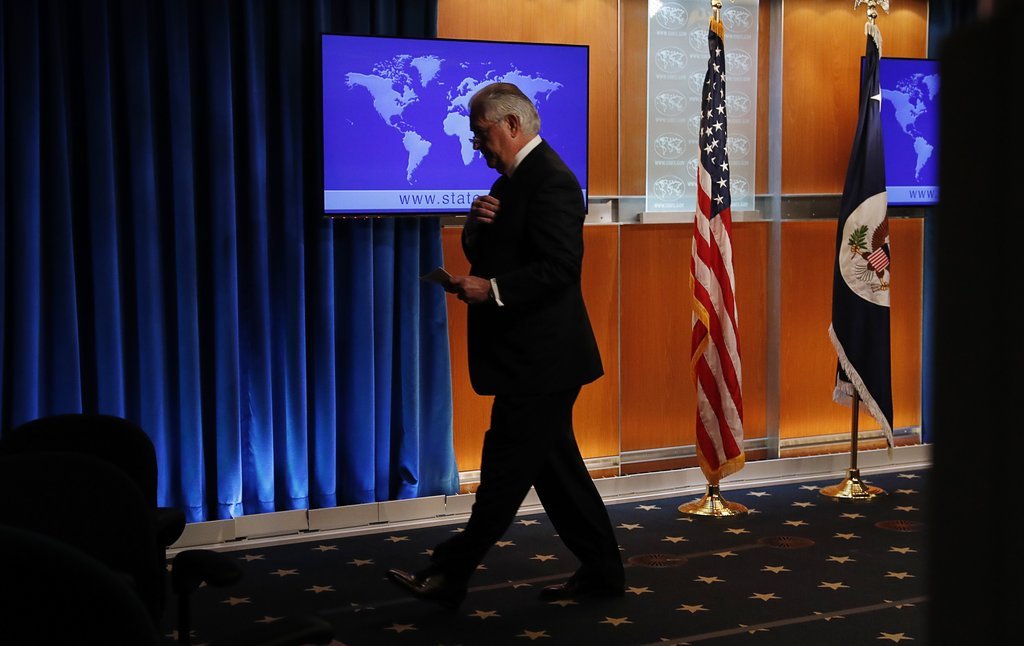Sem Tillerson, trabalho diplomático nos EUA continua