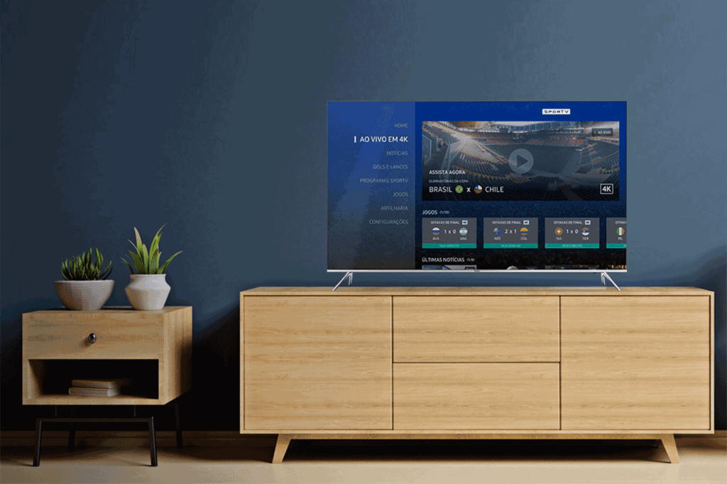 TVs da Samsung terão aplicativo para jogos da Copa do Mundo em 4K