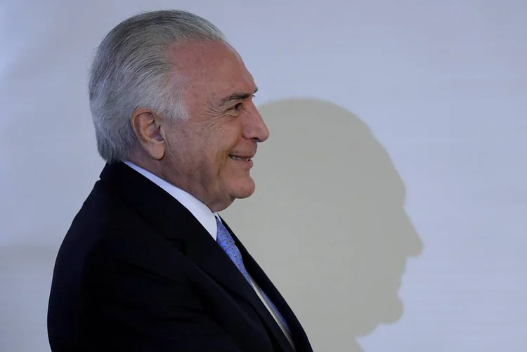 Michel Temer: ministro da Secretaria de Governo disse que "não cogita" a possibilidade de o presidente ser novamente denunciado por conta do inquérito dos Portos (Ueslei Marcelino/Reuters)