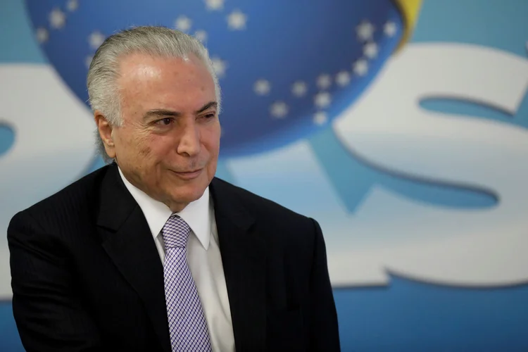 Michel Temer: "Ao escolhermos os ministérios, mantivemos a composição político-partidária" (Ueslei Marcelino/Reuters)