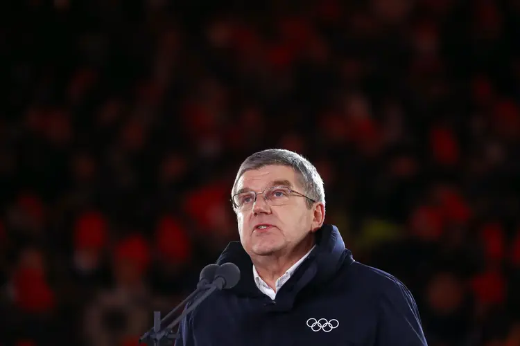 Presidente do COI, Thomas Bach, fez o anúncio nas vésperas dos Jogos Olímpicos de Verão, em Paris. (Kai Pfaffenbach/Reuters)