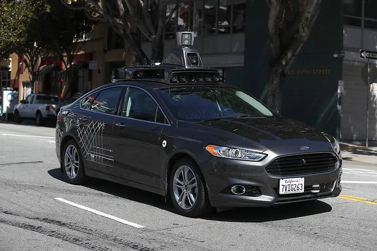 CARRO AUTÔNOMO do UBER: veículo sem motorista da empresa atropelou e matou um pedestre nos EUA (Justin Sullivan/Getty Images)